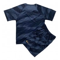 Koszulka piłkarska Chelsea Bramkarska Strój Domowy dla dzieci 2023-24 tanio Krótki Rękaw (+ Krótkie spodenki)